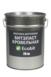 Мастика битумная ведро 20, 0 кг БИТЭЛАСТ - КРОВЕЛЬНЫЙ Ecobit