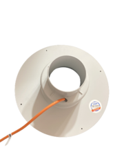 S-Gully PVC DN100 Покрівельна ПВХ-воронка з підігрівом